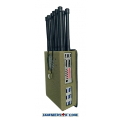 12 Antenna 12W Jammer 4G 5G GPS RC WIFI up to 30m
